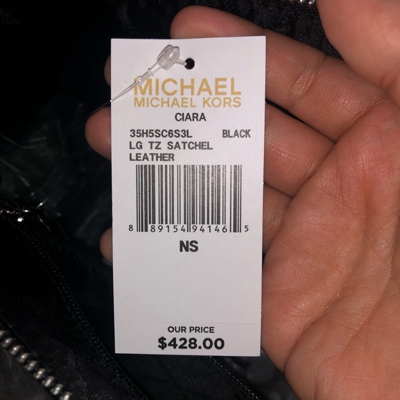 NWT Michael Kors Large Ciara Satchel - Picture 7 of 7